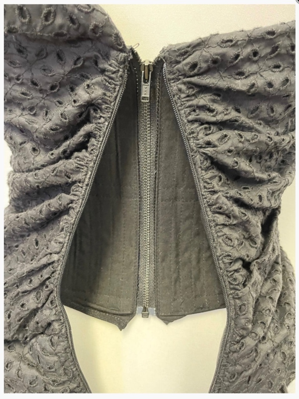 All Saints Spitalfields Dress, NEVER WORN, Broiderie Anglaise One Shoulder, US 6 - Picture 14 of 14